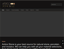 Tablet Screenshot of anticostone.com